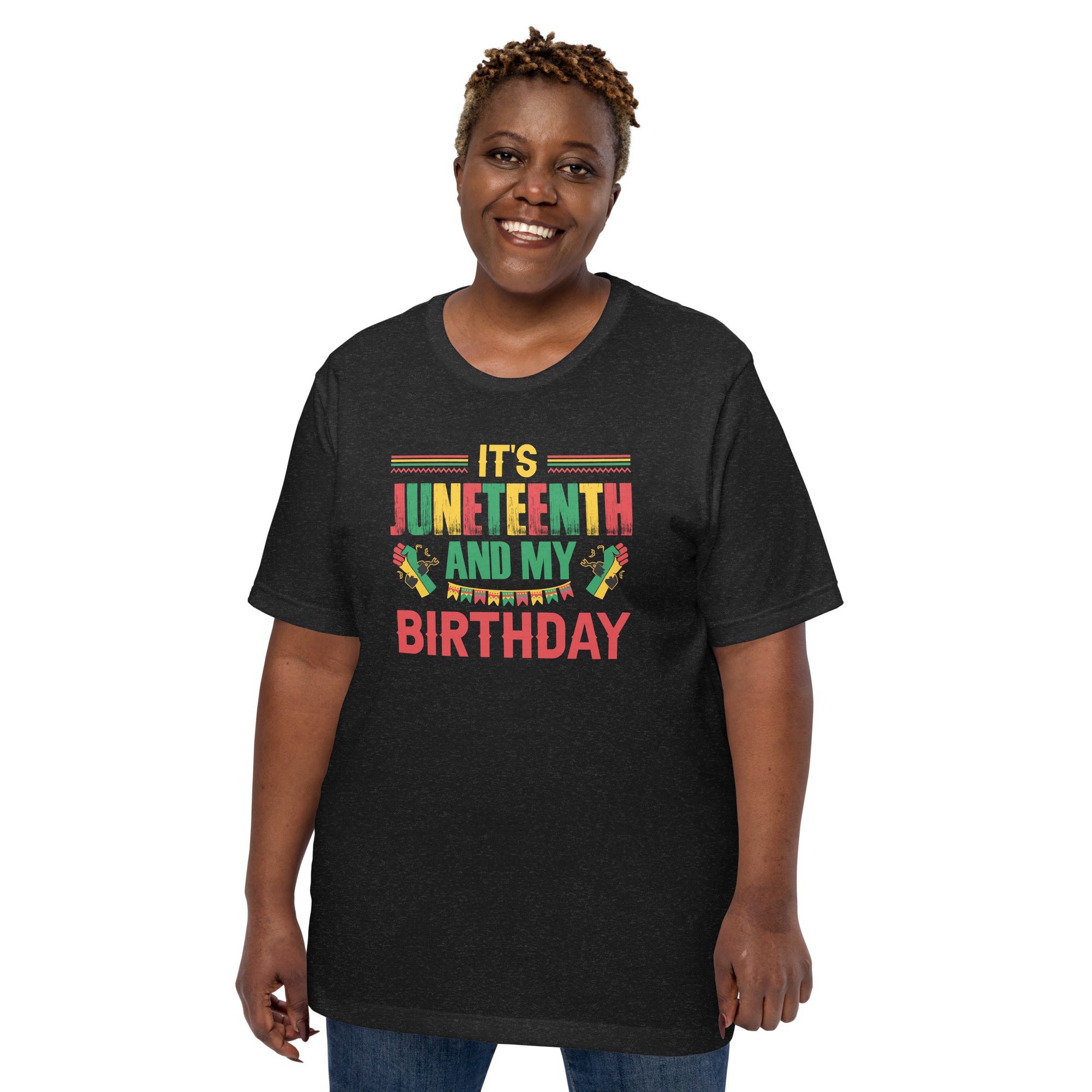 Juneteenth Birthday Unisex t-shirt-Phoenix Styles