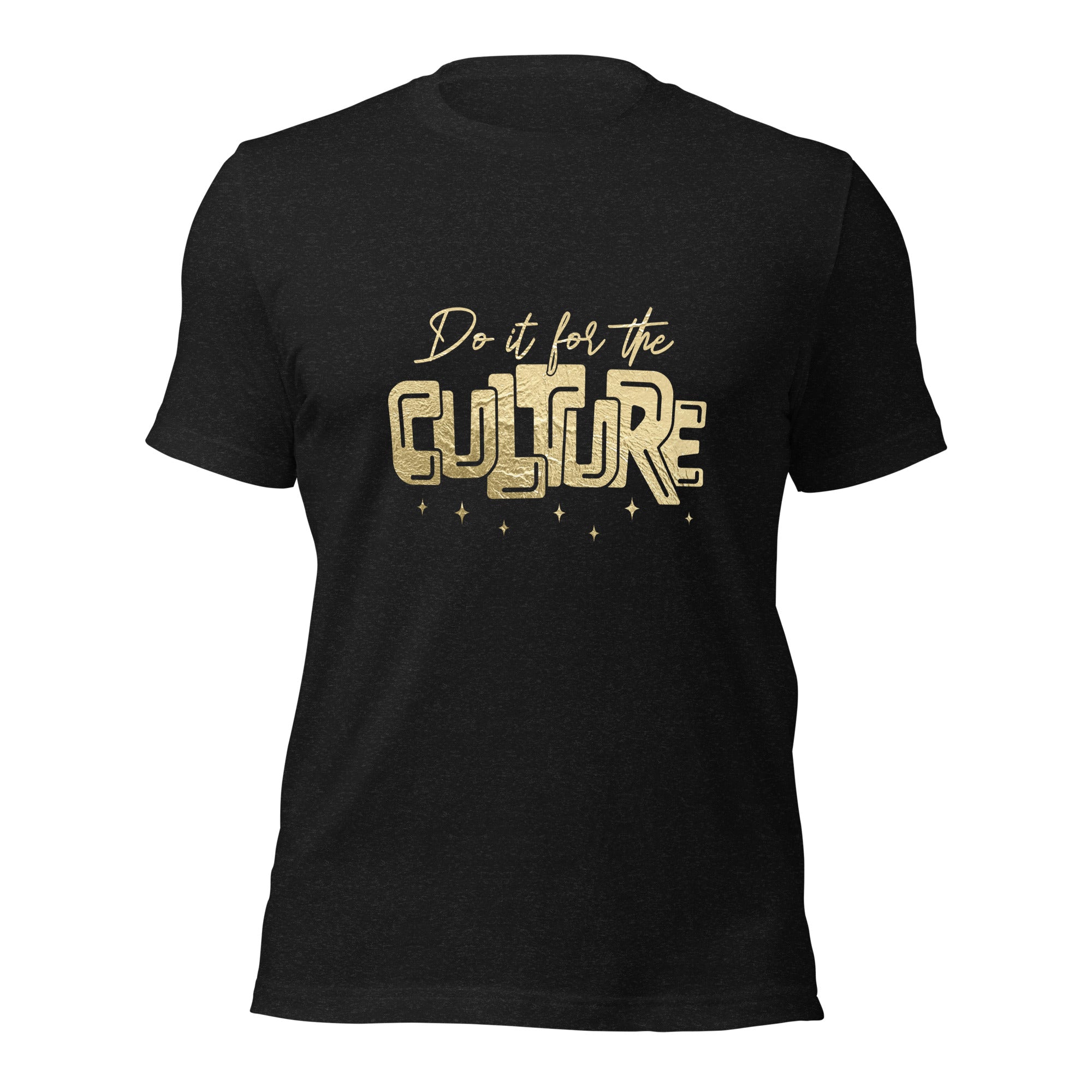 Do it for the Culture Gold Print Unisex t-shirt-Phoenix Styles