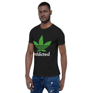 Addicted-to-weed-T-shirt-Novelty-Cannabis-Unisex t-shirt-Phoenix Styles