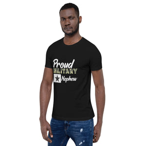 Proud Military Nephew Unisex t-shirt-Phoenix Styles