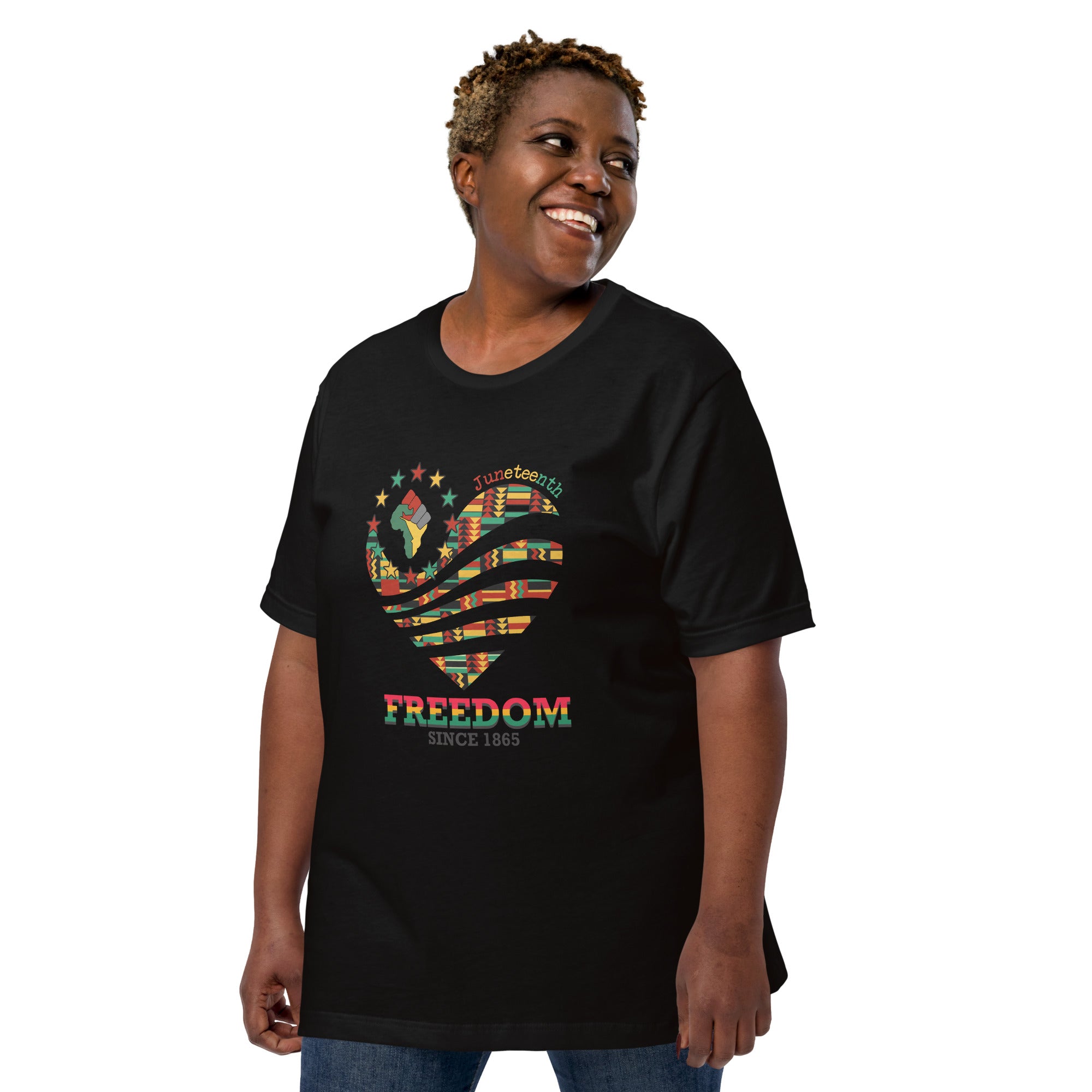 Freedom Heart Unisex t-shirt-Phoenix Styles