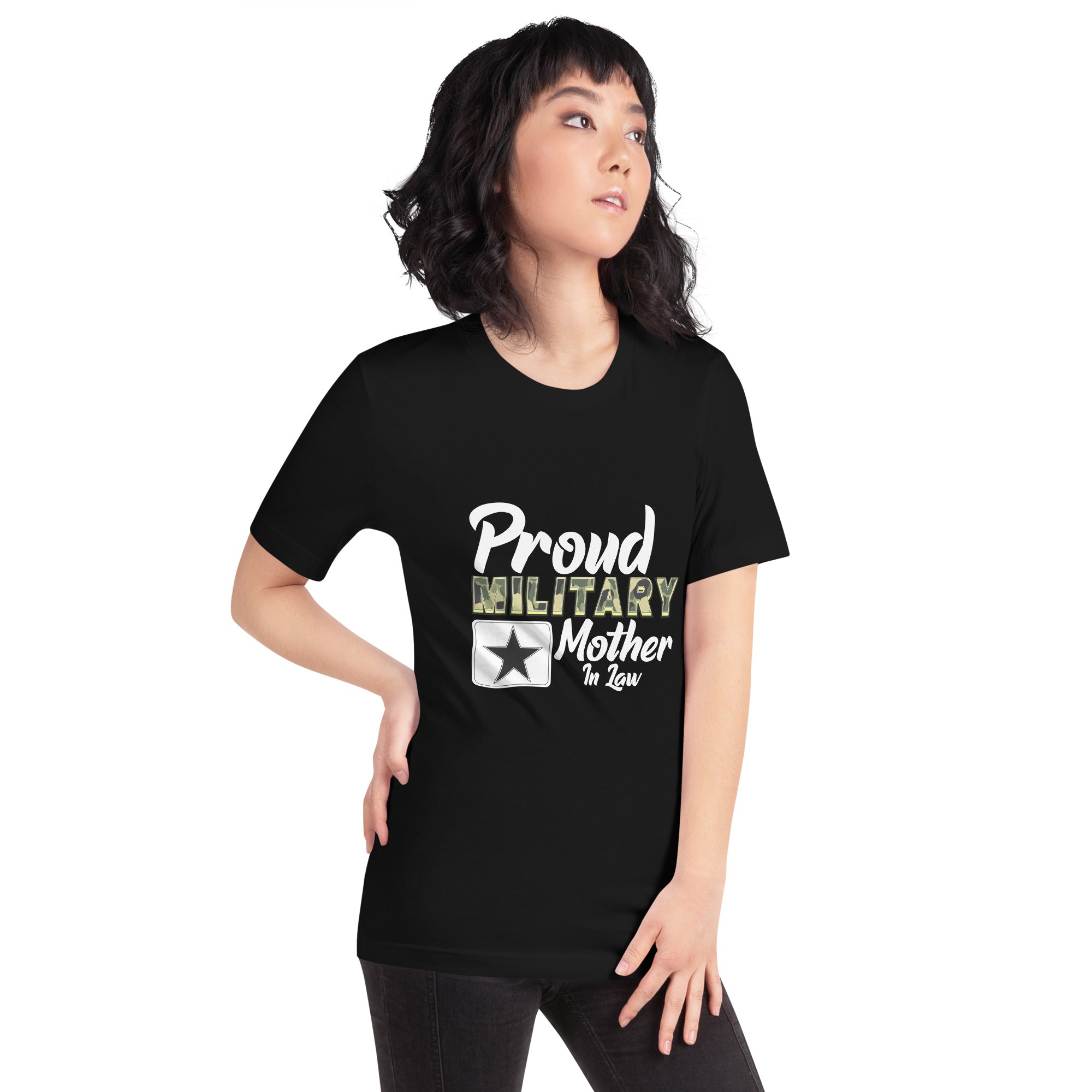 Proud Military Mother-in-Law Unisex t-shirt-Phoenix Styles