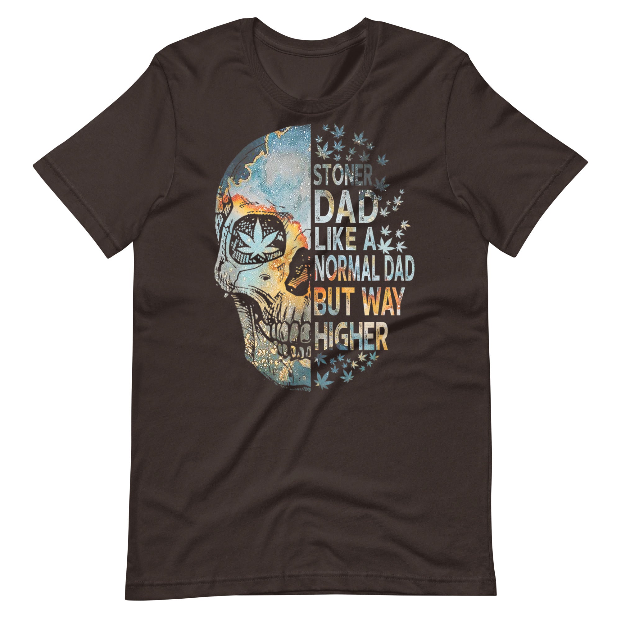 Funny-Weed-Skull-for-Stoner-Dad-t-shirt-Phoenix Styles