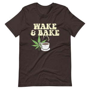 Wake-Bake-Coffee-Weed-Cannabis t-shirt-Phoenix Styles