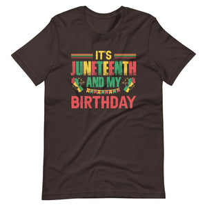 Juneteenth Birthday Unisex t-shirt-Phoenix Styles