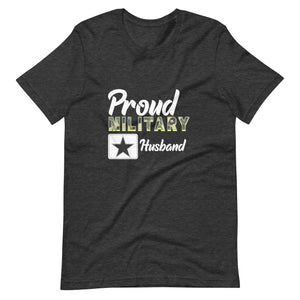 Proud Military Husband Unisex t-shirt-Phoenix Styles