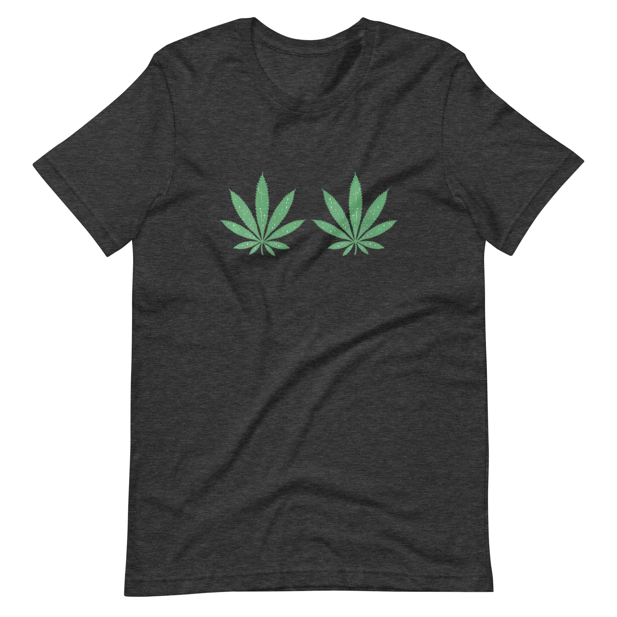 Womens-Weed-Green-Boobs-Bra t-shirt-Phoenix Styles