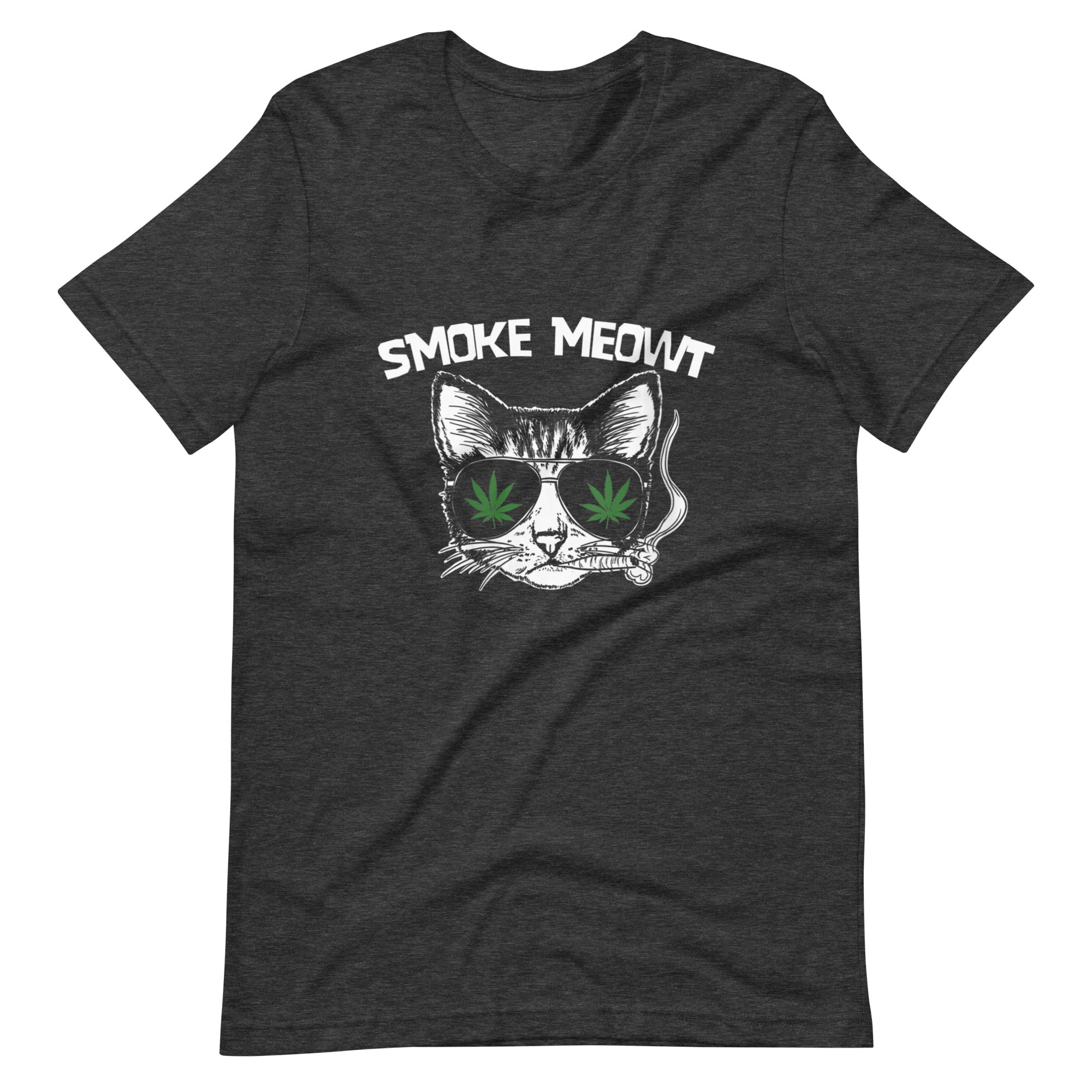 Smoke-Meowt-funny-kitty-Cat-Cannabis Unisex t-shirt-Phoenix Styles