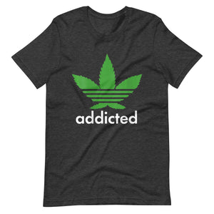 Addicted-to-weed-T-shirt-Novelty-Cannabis-Unisex t-shirt-Phoenix Styles