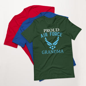 Proud Airforce Grandma T-shirt-Phoenix Styles