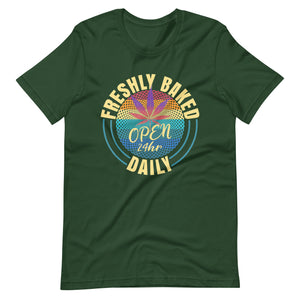 Marijuana-Freshly-Baked-Daily-Stoner-T-Shirt-Phoenix Styles