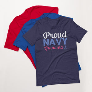 Proud Navy Grandma t-shirt-Phoenix Styles