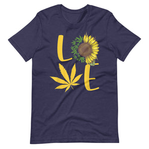 Love-Weed-Sunflower-Love-Unisex t-shirt-Phoenix Styles