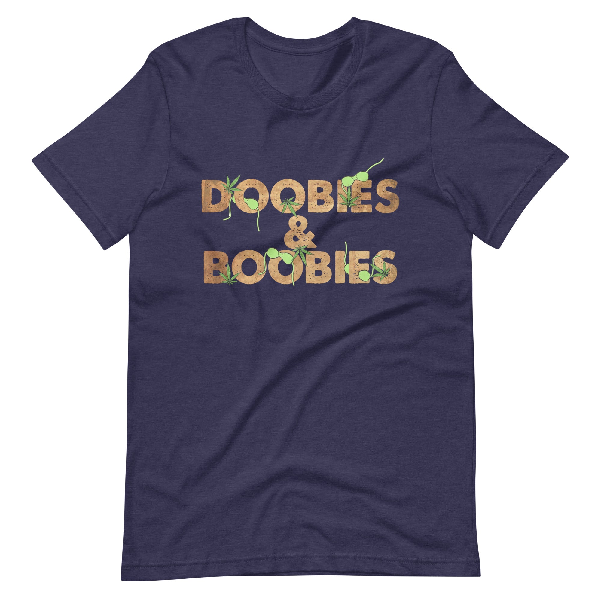 Doobies-Boobies-Breast-Bra-Weed-Unisex t-shirt-Phoenix Styles