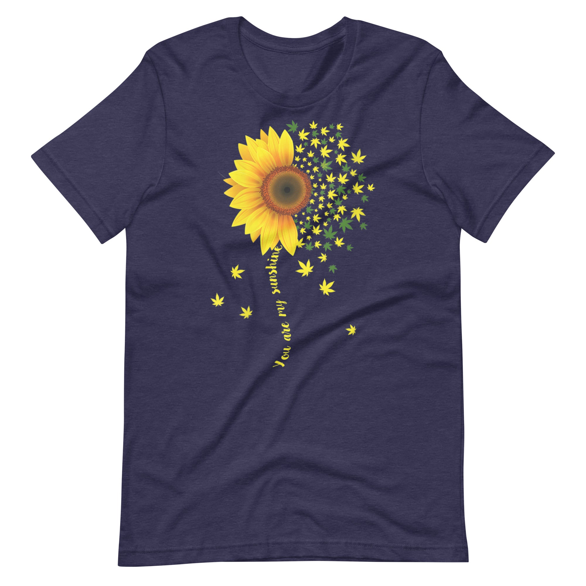 Womens-Sunflower-Cannabis-Weed t-shirt-Phoenix Styles