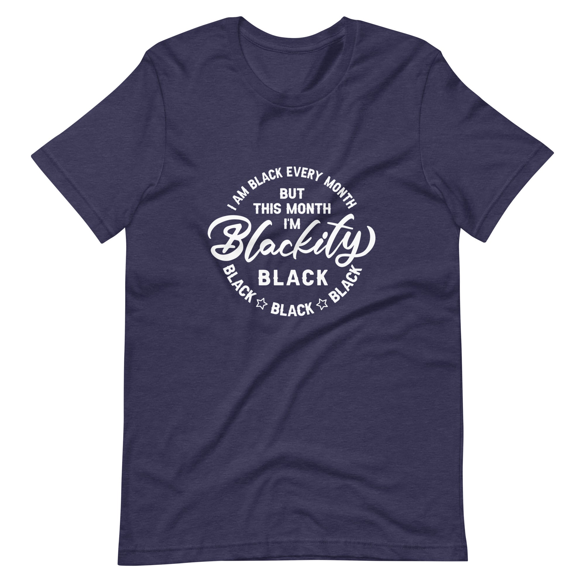 Blackity White Print Unisex t-shirt-Phoenix Styles