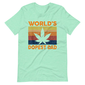 Mens-Worlds-Dopest-Dad-Weed-t-shirt-Phoenix Styles