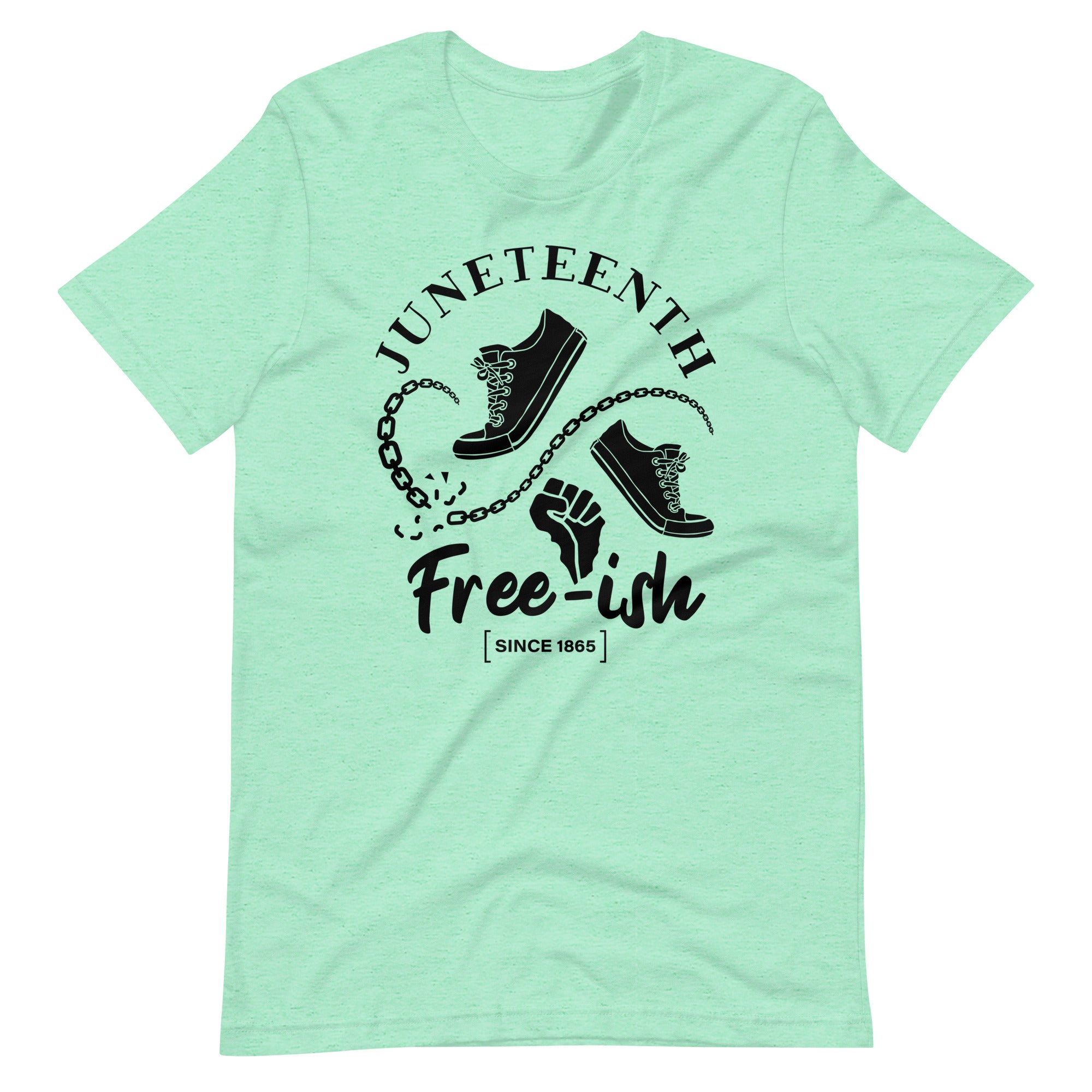 Juneteenth Free-Ish Black Print Unisex t-shirt-Phoenix Styles