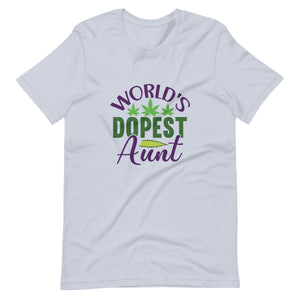 World's Dopest Aunt Unisex t-shirt-Phoenix Styles