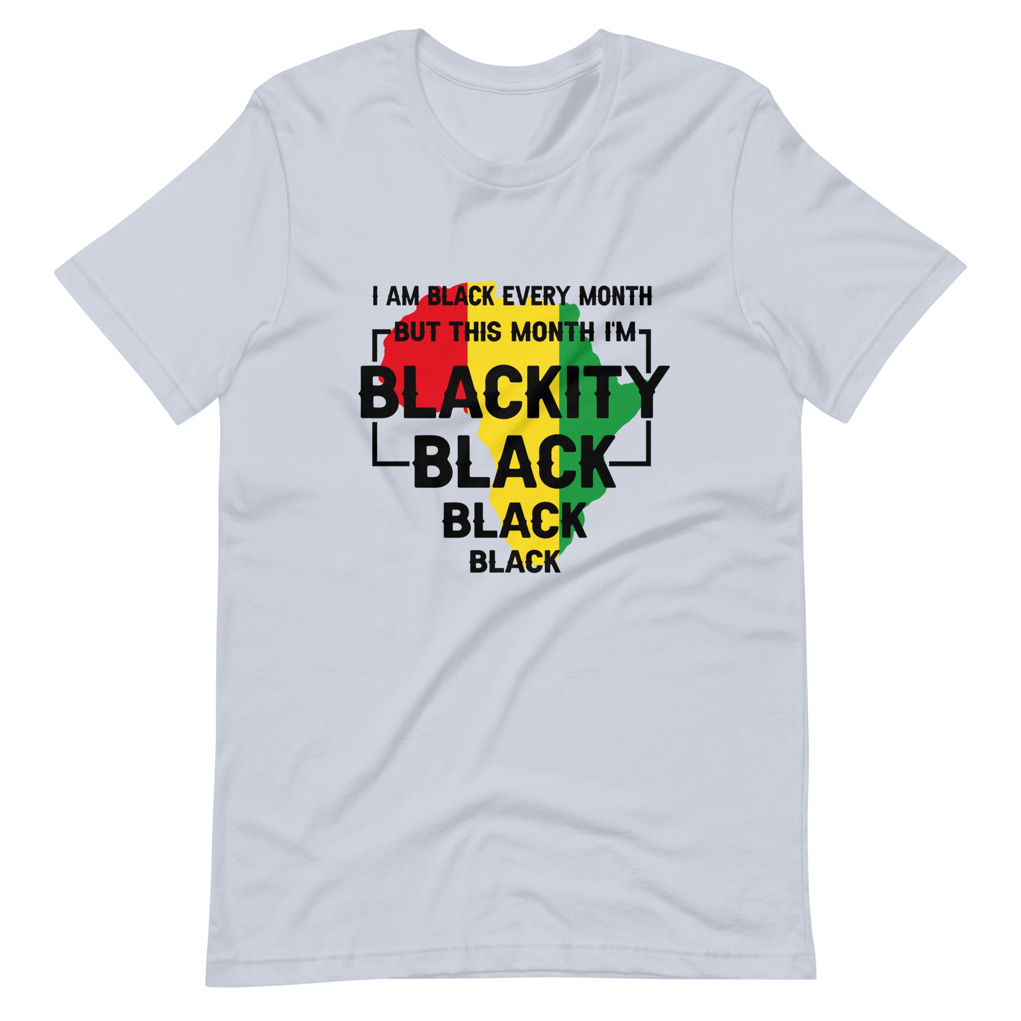 Blackity Black Black Black Print t-shirt-Phoenix Styles