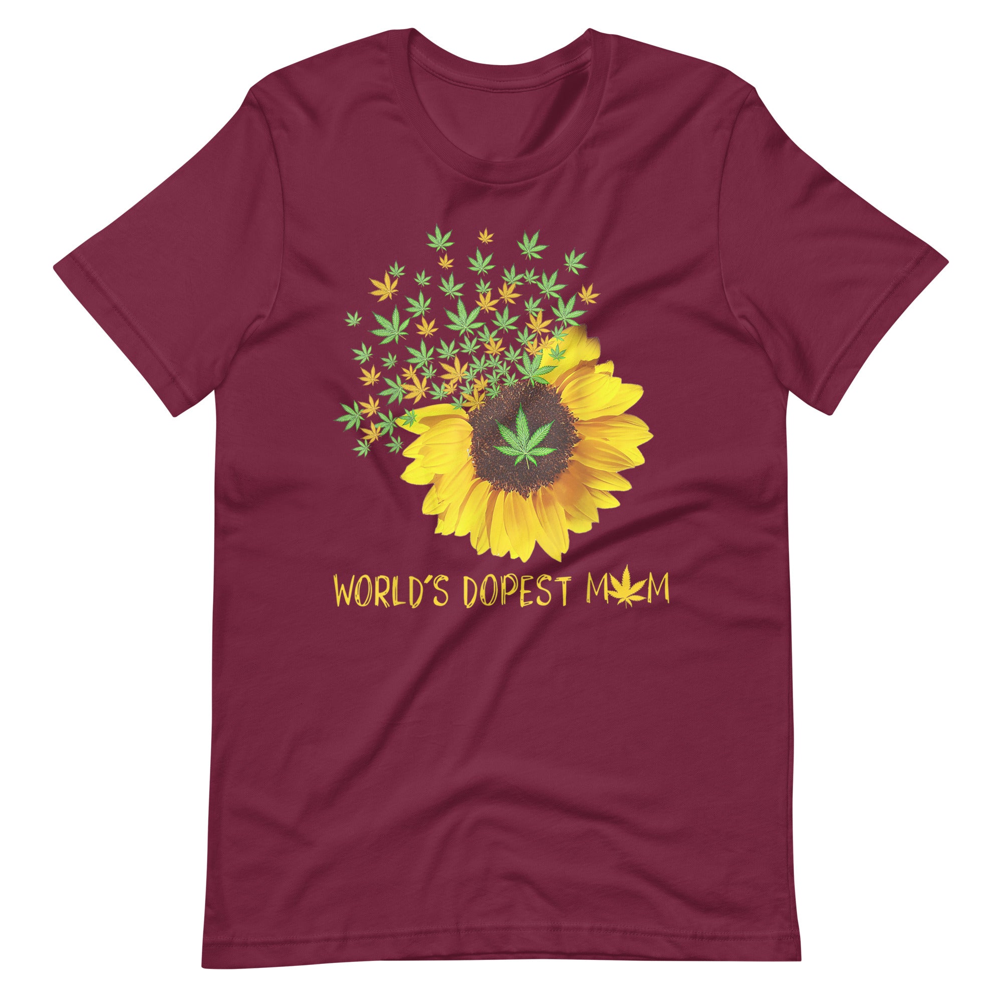 Worlds-Dopest-Mom-Sunflower-Weed-Unisex t-shirt-Phoenix Styles