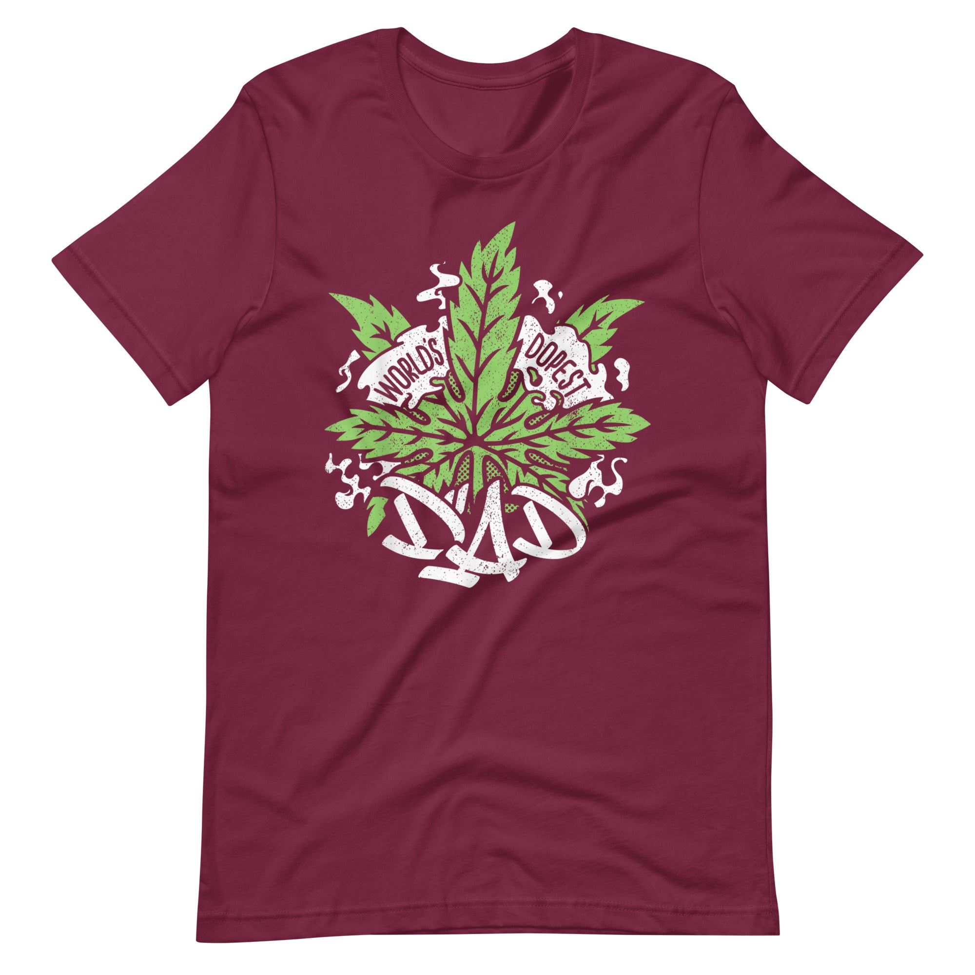 Worlds-Dopest-Dad-Men-Ganja-Leaf-t-shirt-Phoenix Styles