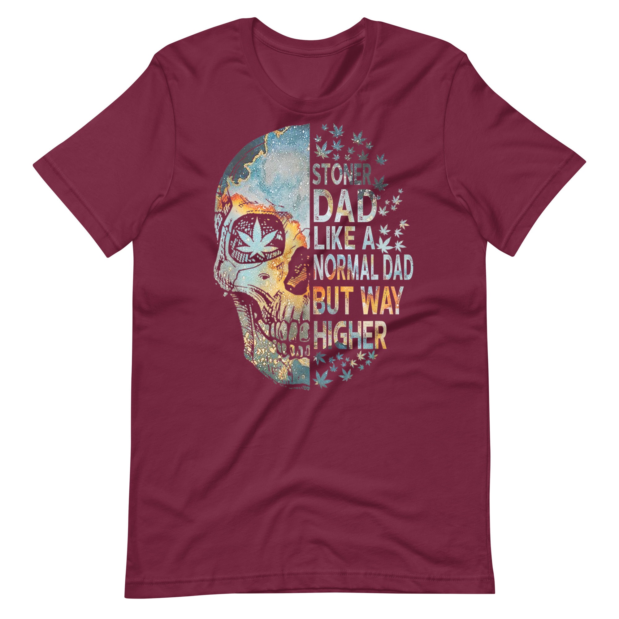 Funny-Weed-Skull-for-Stoner-Dad-t-shirt-Phoenix Styles