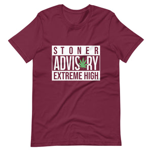 Stoner Advisory Extreme High Unisex t-shirt-Phoenix Styles