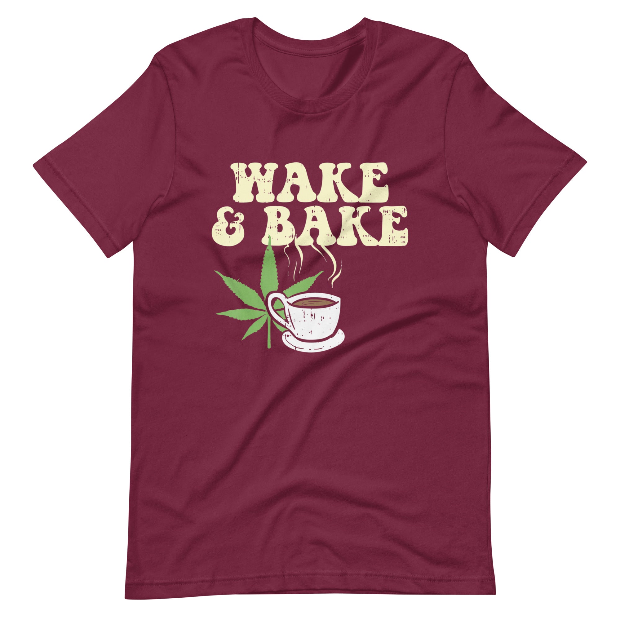 Wake-Bake-Coffee-Weed-Cannabis t-shirt-Phoenix Styles