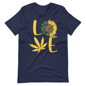 Love-Weed-Sunflower-Love-Unisex t-shirt-Phoenix Styles