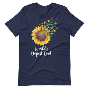 Funny-Worlds-Dopest-Dad-Gift-Cool-Sunflower-Weed t-shirt-Phoenix Styles