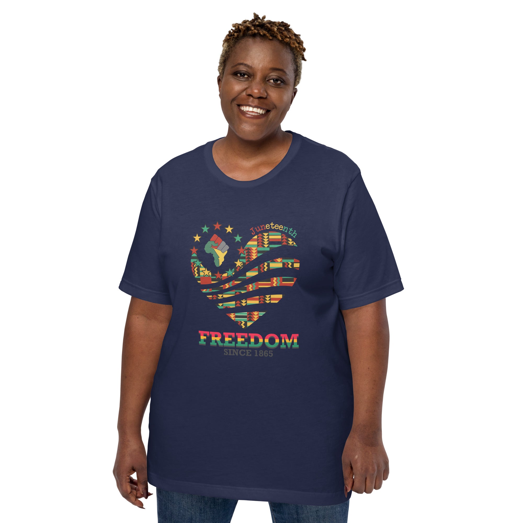 Freedom Heart Unisex t-shirt-Phoenix Styles