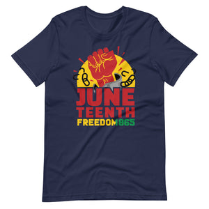 Juneteenth Breaking Barriers Unisex t-shirt-Phoenix Styles