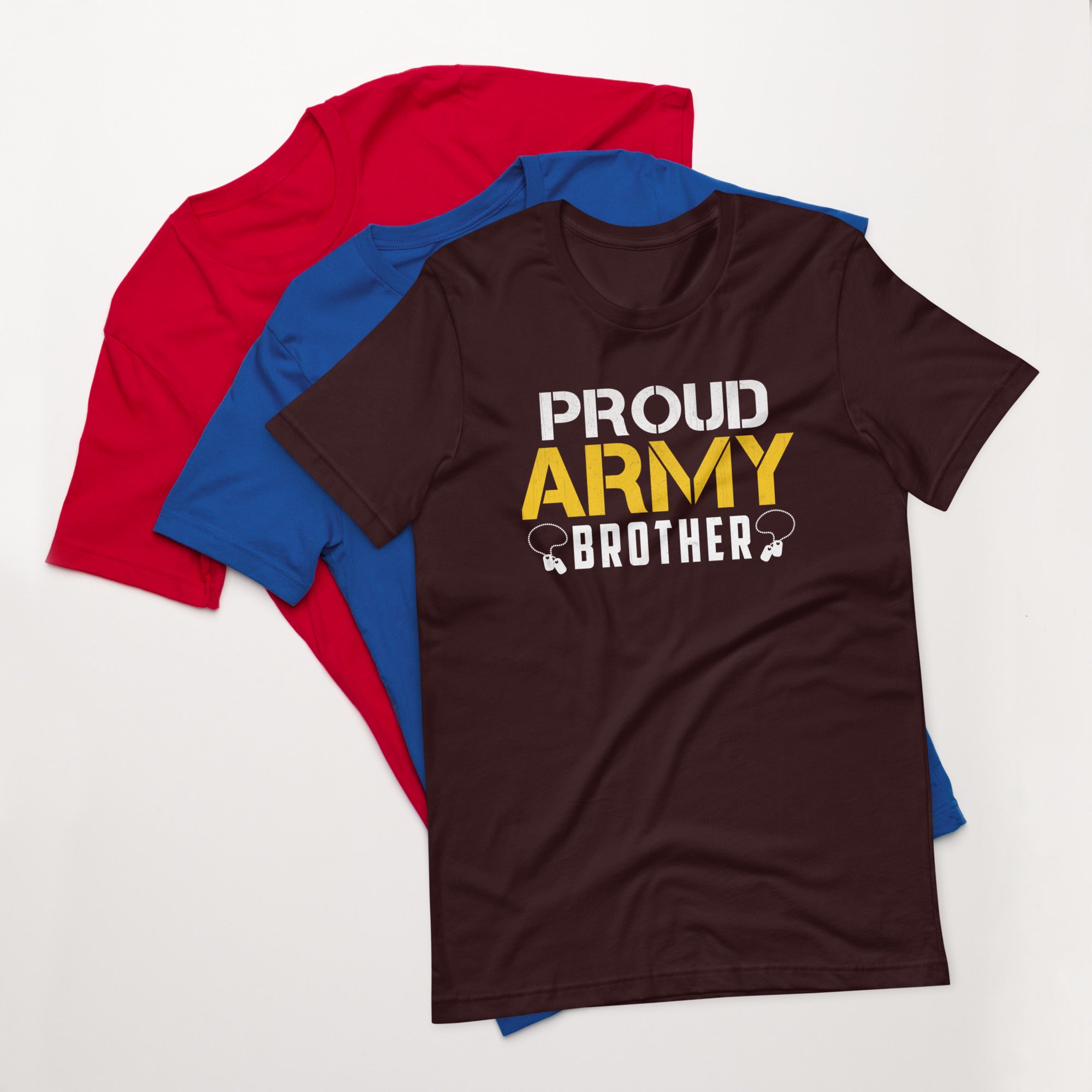 Proud Army Brother Unisex t-shirt-Phoenix Styles