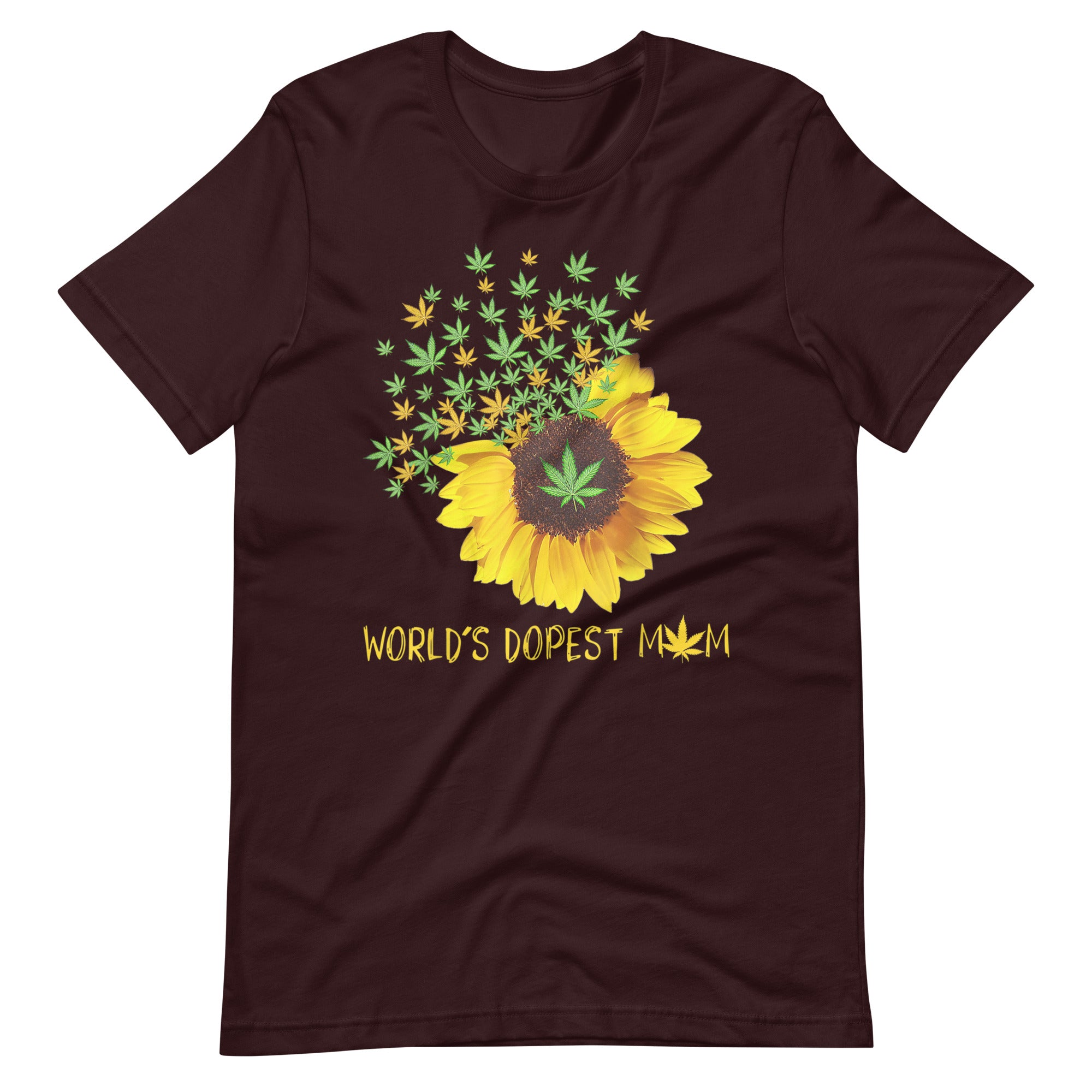 Worlds-Dopest-Mom-Sunflower-Weed-Unisex t-shirt-Phoenix Styles