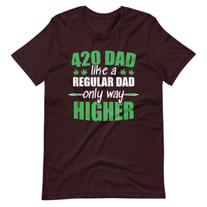 Mens-Weed-Dad-Like-a-Regular-Dad-Only-Way-Higher-Pot-t-shirt-Phoenix Styles