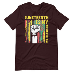 Juneteenth Is My Independence Day Unisex t-shirt-Phoenix Styles