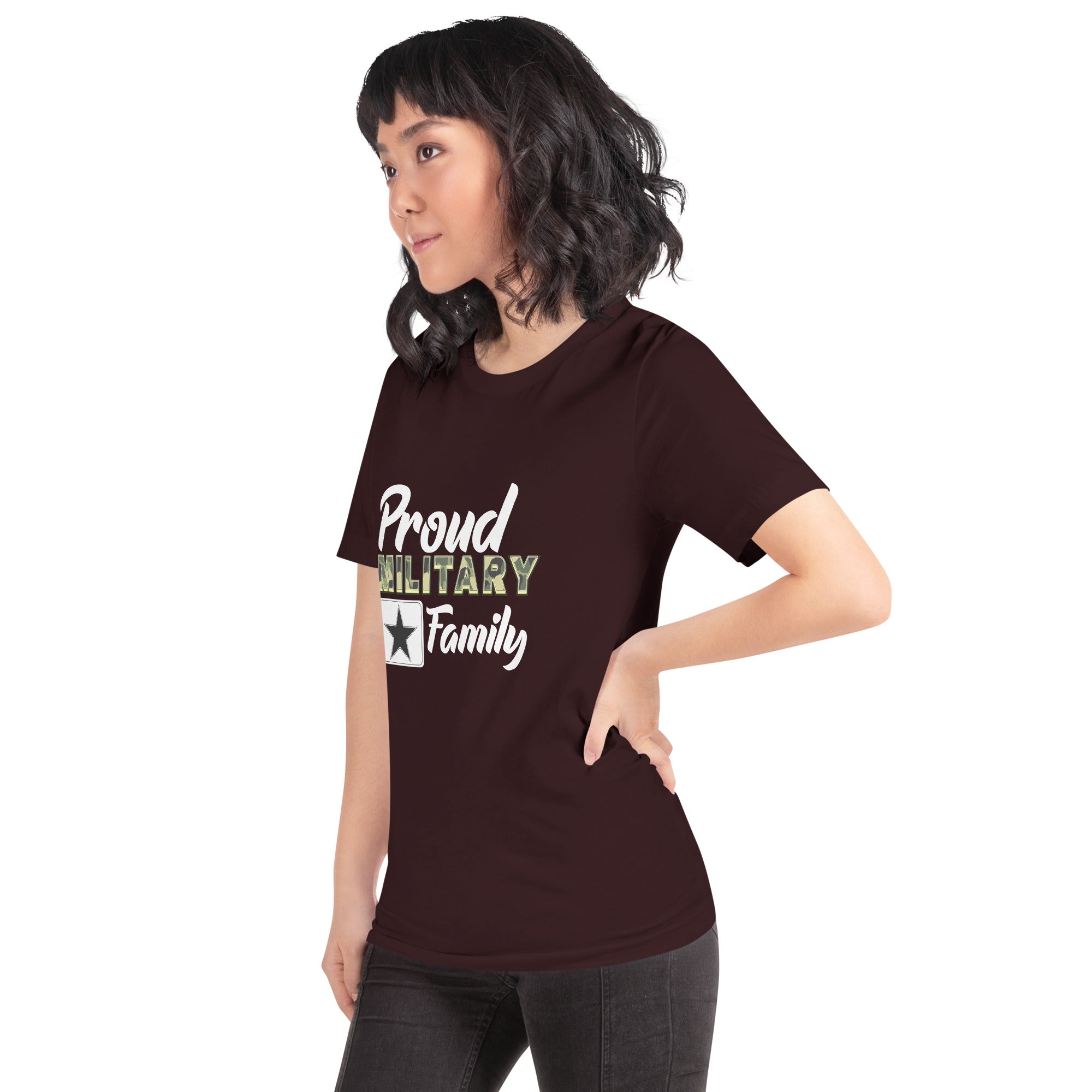 Proud Military Family Unisex t-shirt-Phoenix Styles