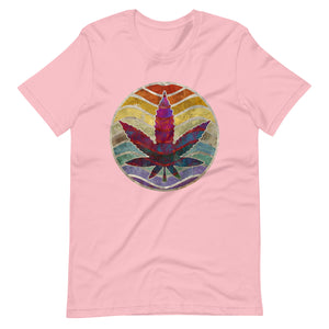 Retro-Design-of-Marijuana-Leaf-Unisex t-shirt-Phoenix Styles