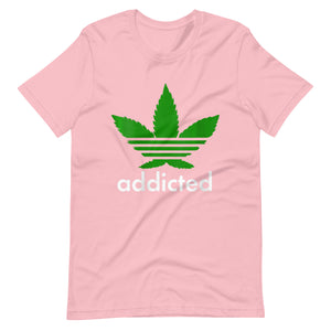 Addicted-to-weed-T-shirt-Novelty-Cannabis-Unisex t-shirt-Phoenix Styles