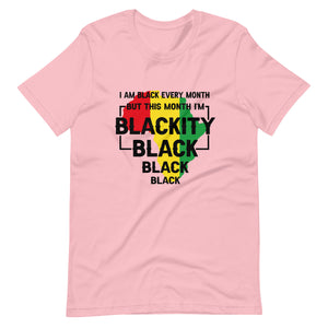 Blackity Black Black Black Print t-shirt-Phoenix Styles