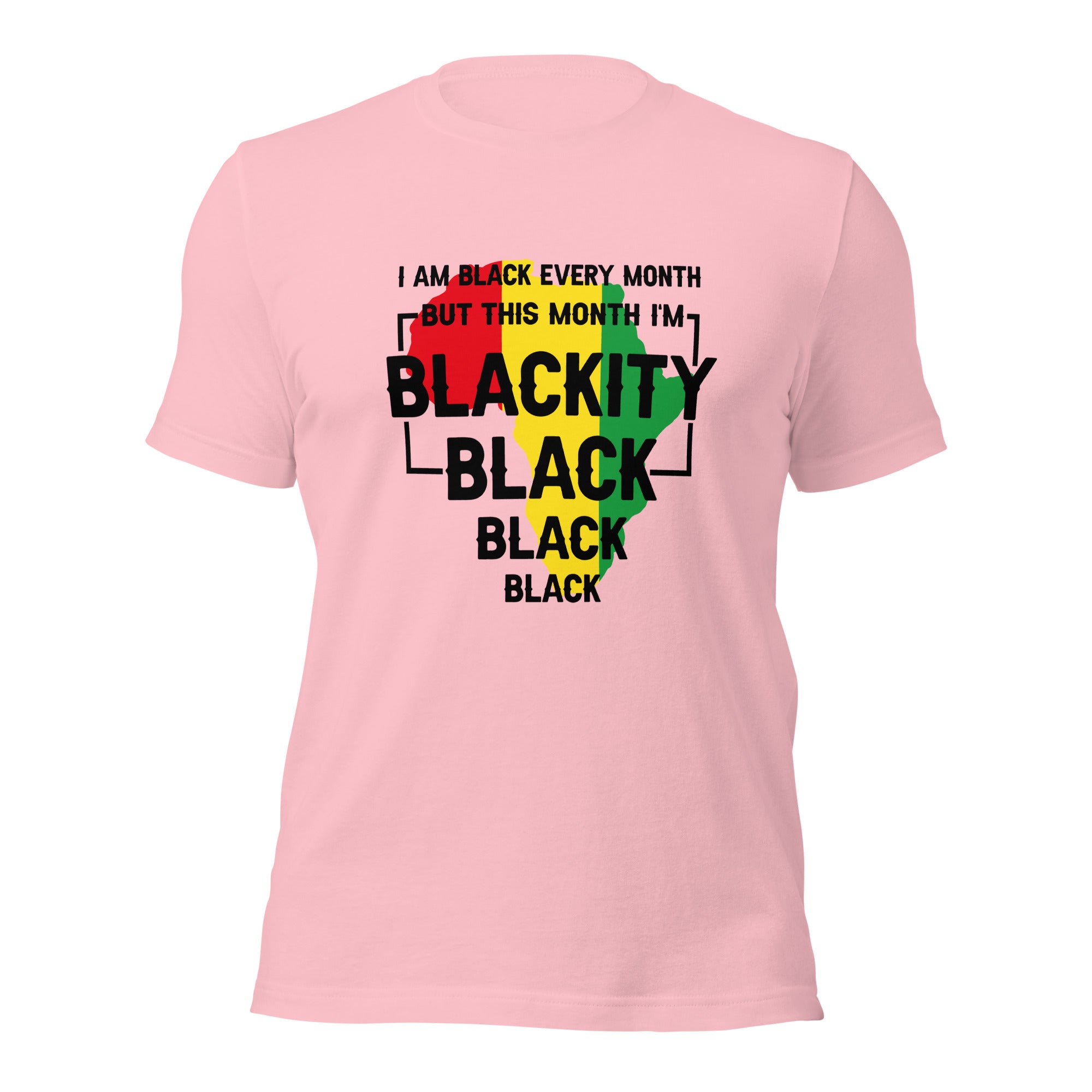 Blackity Black Black Black Print t-shirt-Phoenix Styles