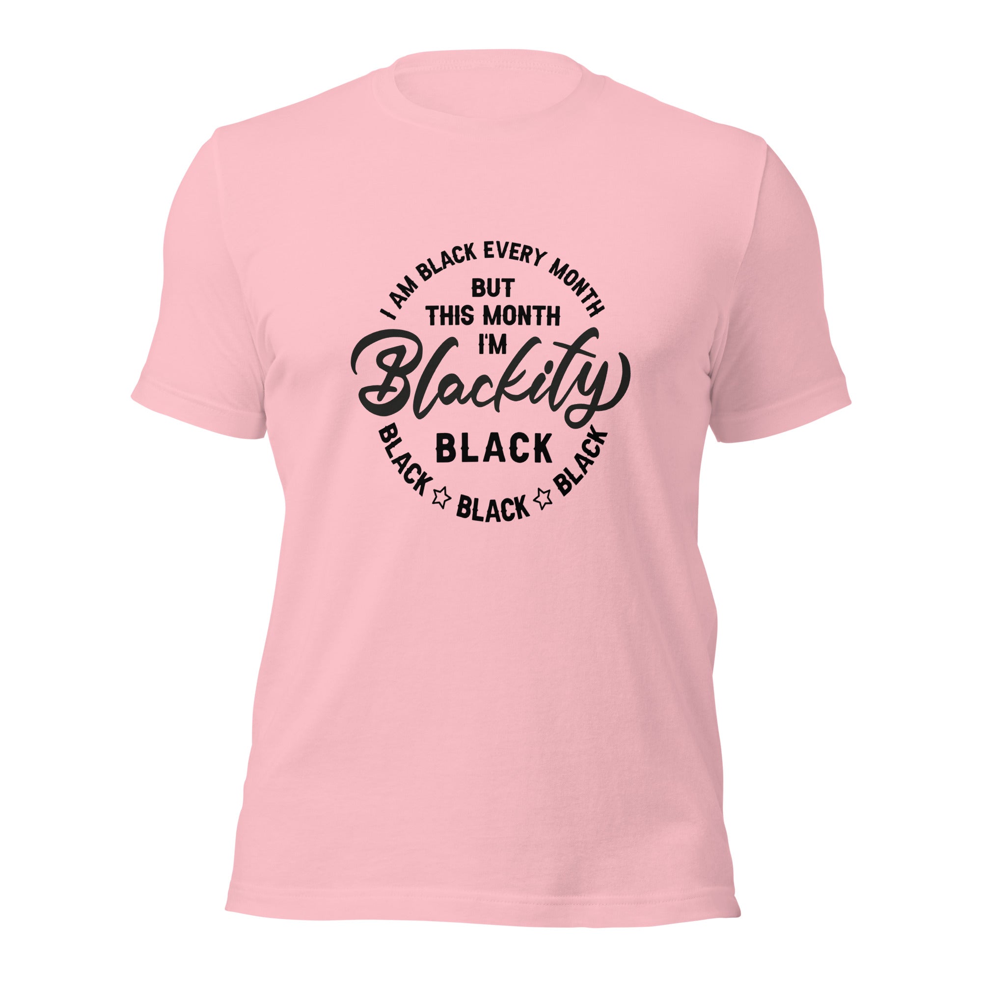 Blackity Black Print Unisex t-shirt-Phoenix Styles