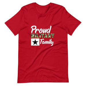 Proud Military Family Unisex t-shirt-Phoenix Styles