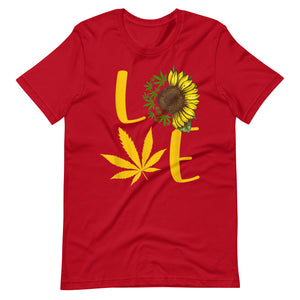 Love-Weed-Sunflower-Love-Unisex t-shirt-Phoenix Styles