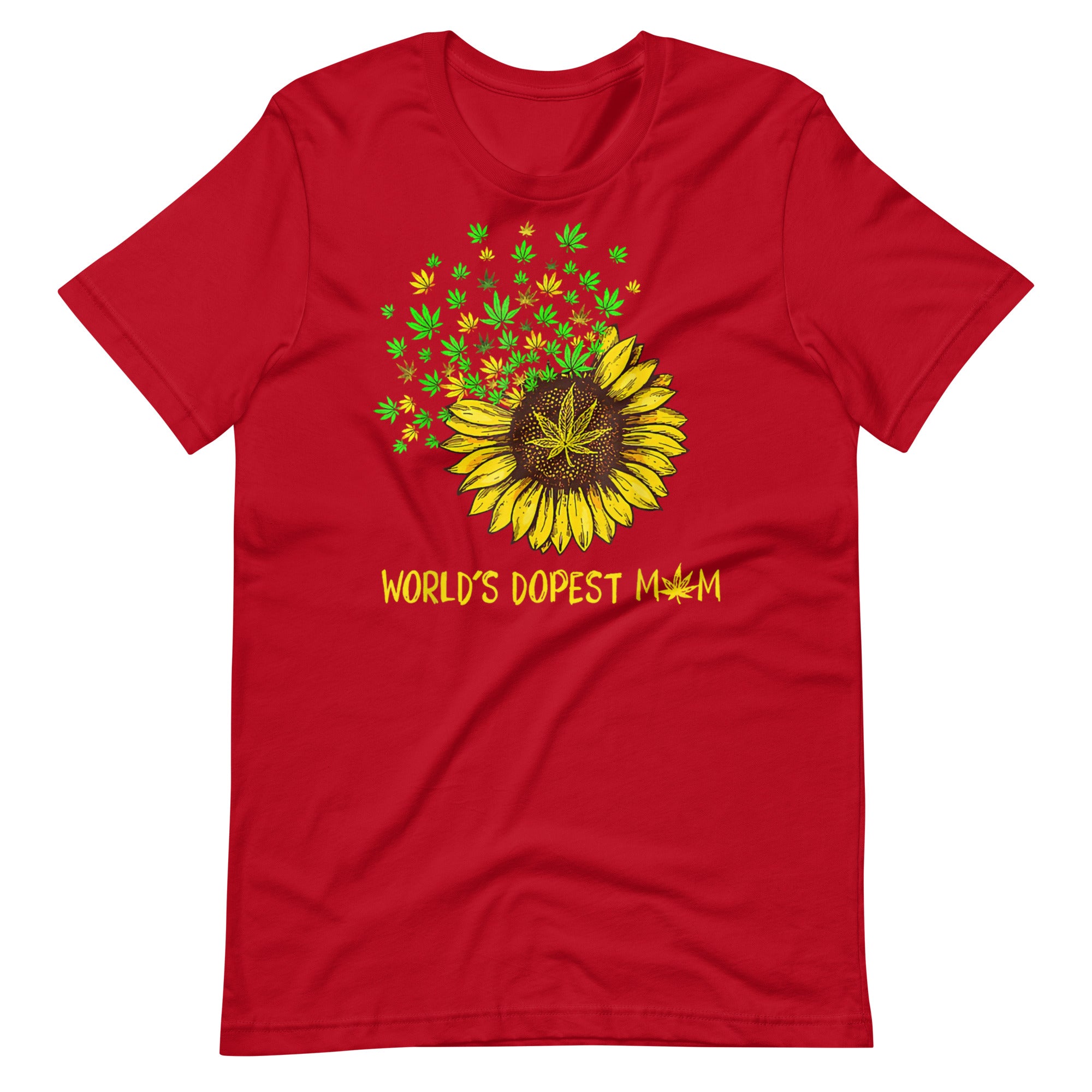 World Dopest Mom Sunflower t-shirt-Phoenix Styles