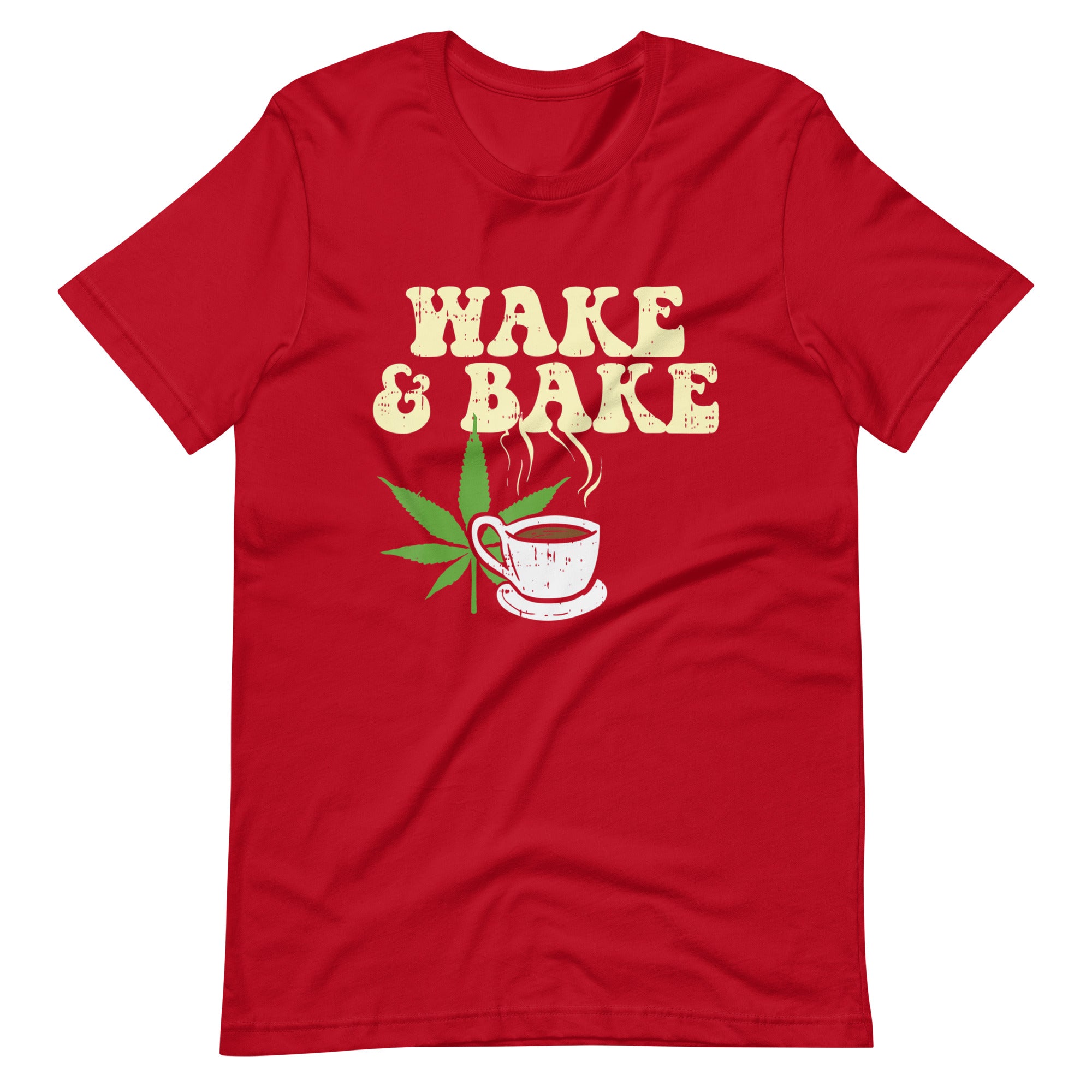 Wake-Bake-Coffee-Weed-Cannabis t-shirt-Phoenix Styles