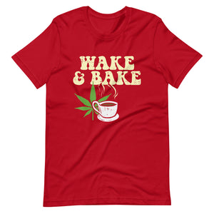 Wake-Bake-Coffee-Weed-Cannabis t-shirt-Phoenix Styles