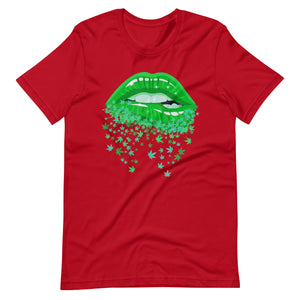 Sexy-Lips-Cannabis- t-shirt-Phoenix Styles