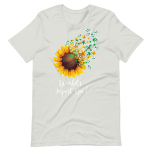 Funny-Worlds-Dopest-Dad-Gift-Cool-Sunflower-Weed t-shirt-Phoenix Styles